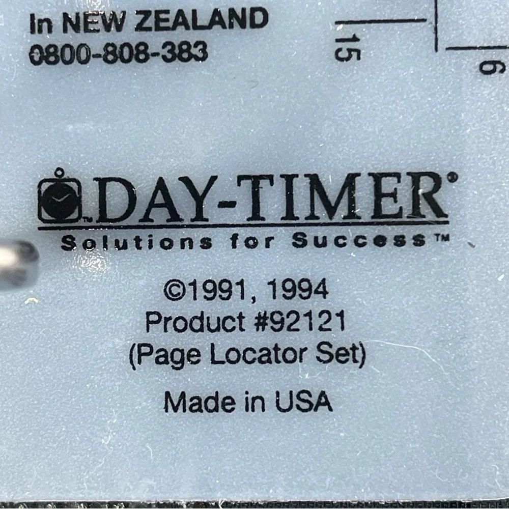 Vintage Day-Timer Genuine Leather Binder Made in USA Planner Organizer